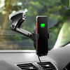 Wireless charging windshield mount