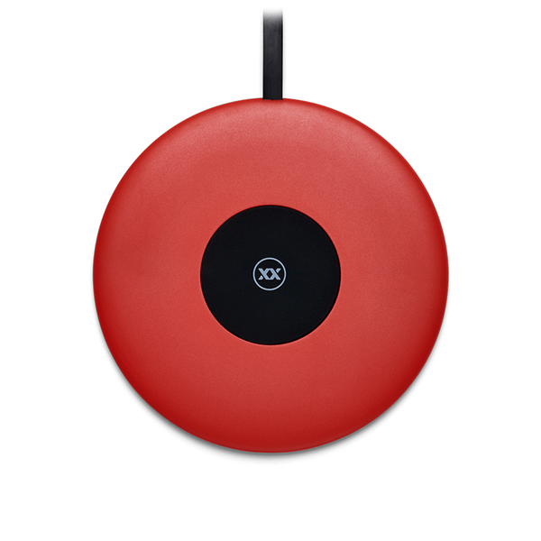 Wireless charger ChargeSpot red