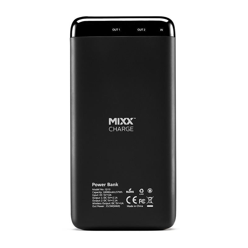 MIXX Qi10 WIRELESS CHARGER & POWER BANK