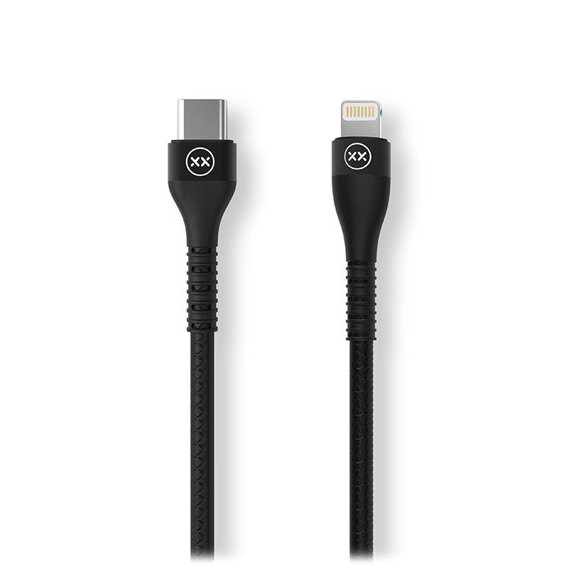 Lightning to Type C cable in black