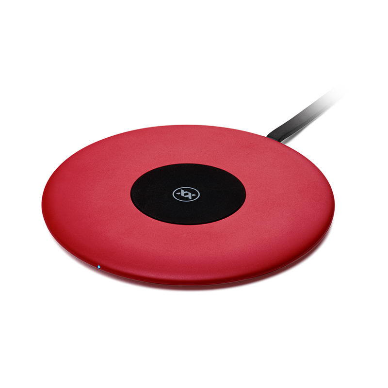 Wireless charger ChargeSpot red