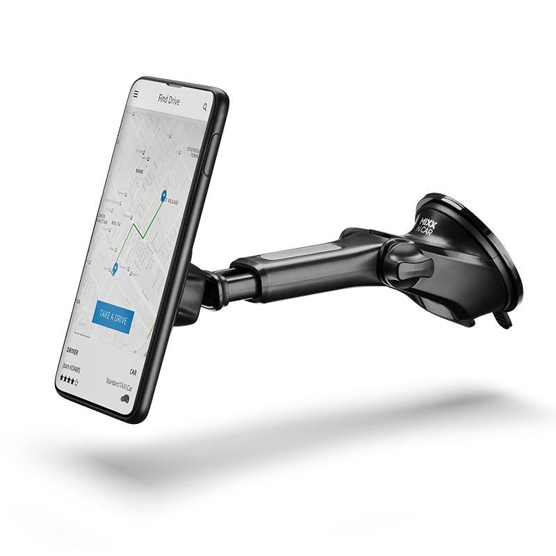 Magnetic long arm car mount for Samsung phones