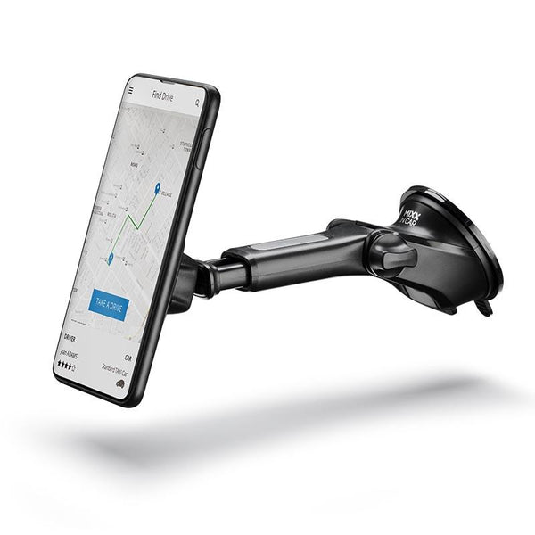 MIXX In-Car Long Arm Suction Mount Phone Holder - Black